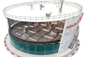 Internal Floating Roof a floating top cover installed inside the dome shaped storage tank, which floats on the medium and can rise and fall freely with the medium. According to the "Guidelines for Energy saving Design of Petroleum Warehouses" and other relevant specifications, fixed top storage tanks for chemical media must be equipped with inner floating roofs.